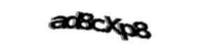 Security check image, please type the characters shown